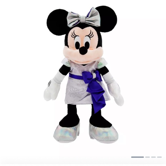 Mickey and Minnie Mouse plush with Disney100 outfit. - Picture 3 of 8